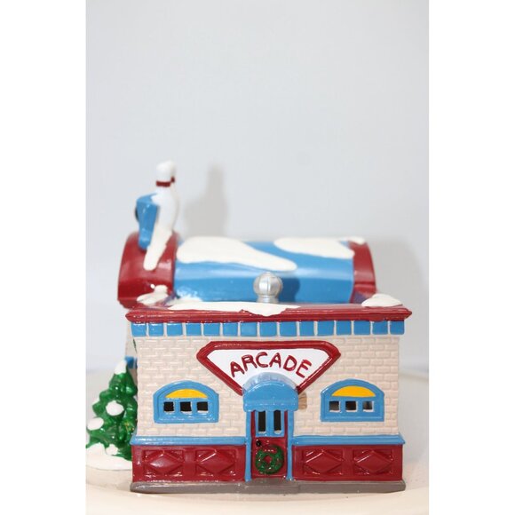 Dept 56 Snow Village - Bowling Alley - Picture 4 of 8